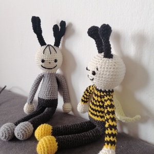 Bogyó és Babóca; Baltazár a méhecske és Vendel a szarvasbogár - játék & sport - plüssállat & játékfigura - más figura - Meska.hu