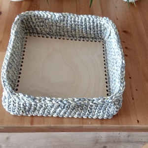 Nagy horgolt kosár 01 - Meska.hu