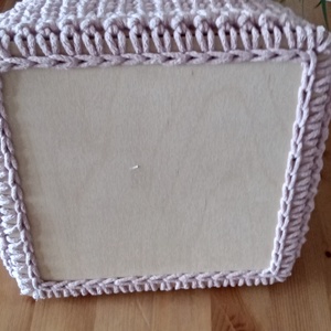 Kicsi horgolt kosár 02 - otthon & életmód - tárolás & rendszerezés - tárolókosár - Meska.hu