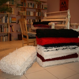 Nyers bolyhos szőnyeg -  - Meska.hu