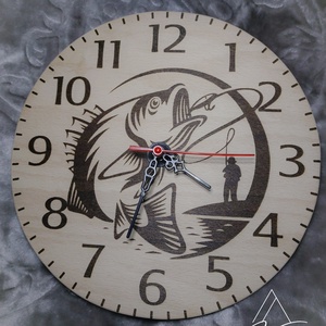 Gravírozott óra - otthon & életmód - dekoráció - fali és függő dekoráció - falióra & óra - Meska.hu