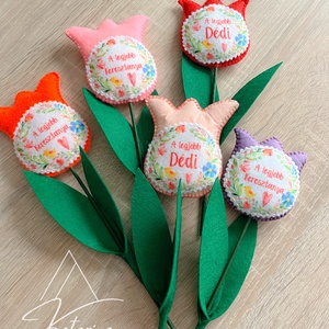 Filc tulipán - Meska.hu