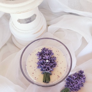 Levendulás Illatgyertya - otthon & életmód - gyertya, illat, aroma - aromalámpa - Meska.hu