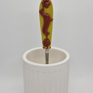 Tacsis polymer clay kanál - otthon & életmód - konyhafelszerelés, tálalás - tálalás - kanál & villa - Meska.hu