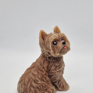 Yorkshire terrier  gyertya - otthon & életmód - gyertya, illat, aroma - gyertya - Meska.hu