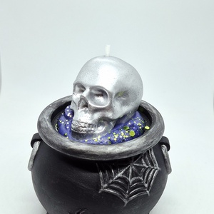 Halloween gyertya - otthon & életmód - gyertya, illat, aroma - aromalámpa - Meska.hu