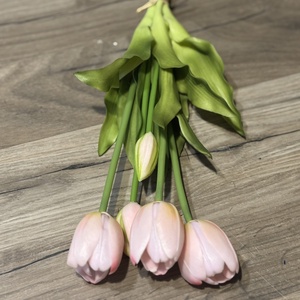 Prémium gumi tulipán ,tömör virág fej , mályva  - otthon & életmód - dekoráció - virágdísz és tartó - váza - Meska.hu