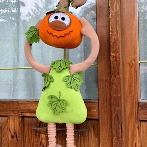 Őszi dekoráció tök - otthon & életmód - dekoráció - halloween - halloweeni figurák - Meska.hu