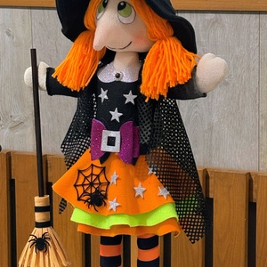 Halloween dekoráció boszi - otthon & életmód - dekoráció - halloween - halloweeni figurák - Meska.hu