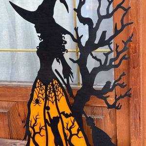 Halloween dekoráció fa  - Meska.hu