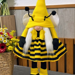 Méhecske manó álló, Otthon & Életmód, Dekoráció, Manók, Varrás, MESKA