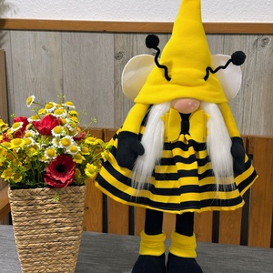 Méhecske manó álló - otthon & életmód - dekoráció - manók - Meska.hu