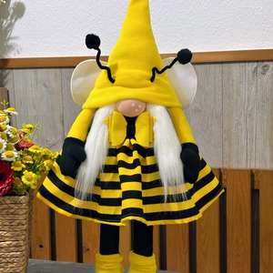 Méhecske manó álló - otthon & életmód - dekoráció - manók - Meska.hu