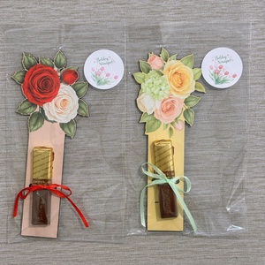 Nőnapi csoki átadó könyvjelző  - könyv & zene - könyvjelző - Meska.hu