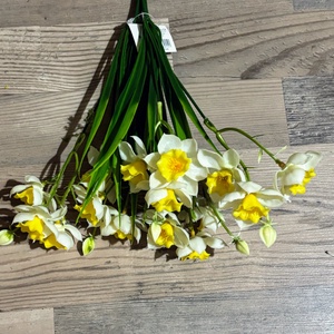 Nárcisz csokor gumi 35 cm - otthon & életmód - virágdekoráció - virágdíszek - asztali virágdísz - Meska.hu