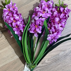 Jácint szálas selyem - otthon & életmód - virágdekoráció - virágdíszek - asztali virágdísz - Meska.hu