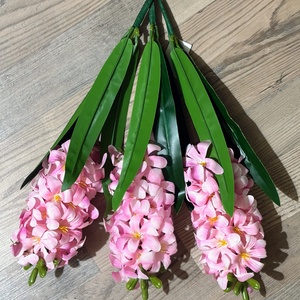 Jácint szálas selyem - otthon & életmód - virágdekoráció - virágdíszek - asztali virágdísz - Meska.hu