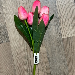 Gumi tulipán kis csokros  - otthon & életmód - virágdekoráció - virágdíszek - dekor koszorúk, kopogtatók - Meska.hu
