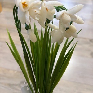 Hóvirág élethű gumi , Otthon & Életmód, Virágdekoráció, Virágdíszek, Asztali virágdísz, , MESKA