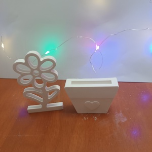 Virág cserépben , Kellékek & szerszámok, Vegyes alapanyag, Gipsz, Gipszöntés, MESKA