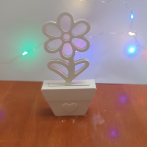 Virág cserépben  - kellékek & szerszámok - vegyes alapanyag - gipsz - Meska.hu