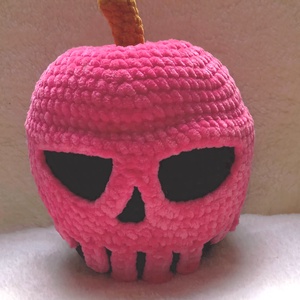  Koponyás  alma- Poisoned apple- Mérgezett alma - otthon & életmód - dekoráció - halloween - halloweeni figurák - Meska.hu