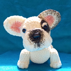 Horgolt francia bulldog - Meska.hu