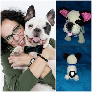 Horgolt francia bulldog - Meska.hu
