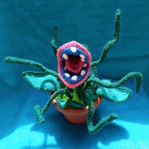 Halloween- Audrey II. - Húsevő virág - otthon & életmód - dekoráció - halloween - halloweeni dekoráció - Meska.hu