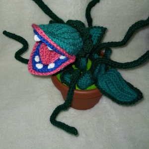Halloween- Audrey II. - Húsevő virág - otthon & életmód - dekoráció - halloween - halloweeni dekoráció - Meska.hu