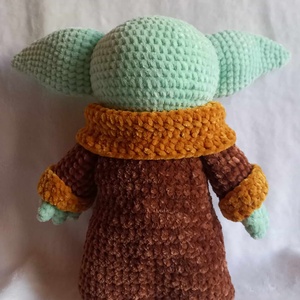 Horgolt Grogu -Baby Yoda - játék & sport - plüssállat & játékfigura - plüss mesefigurák - Meska.hu