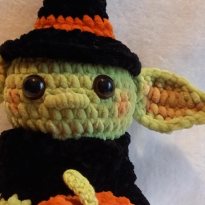 Halloween Grogu - otthon & életmód - dekoráció - halloween - halloweeni figurák - Meska.hu