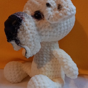 Horgolt boxer  kutya  - játék & sport - plüssállat & játékfigura - kutya - Meska.hu