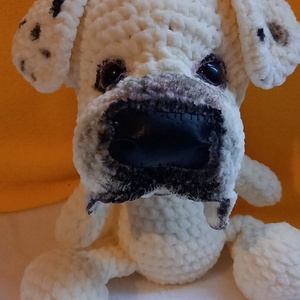 Horgolt boxer  kutya  - játék & sport - plüssállat & játékfigura - kutya - Meska.hu