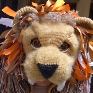 Luna Lovegood lion hat , Ruha & Divat, Sál, Sapka, Kendő, Sapka, Horgolás, Varrás, MESKA