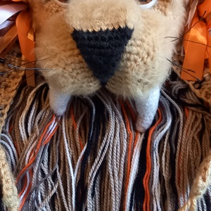 Luna Lovegood lion hat  - ruha & divat - sál, sapka, kendő - sapka - Meska.hu