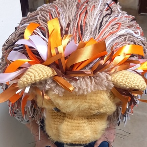 Luna Lovegood lion hat  - ruha & divat - sál, sapka, kendő - sapka - Meska.hu