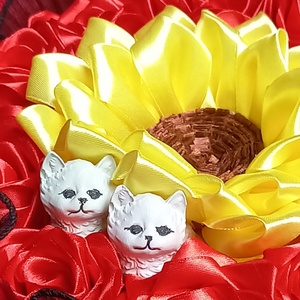 Cicás örökcsokor - otthon & életmód - virágdekoráció - virágok - virágcsokor - Meska.hu