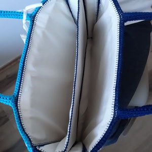 Tenger és homok retikül  - táska & tok - kézitáska & válltáska - kézitáska - Meska.hu