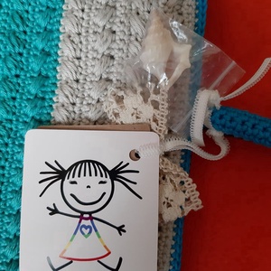 Tenger és homok retikül  - táska & tok - kézitáska & válltáska - kézitáska - Meska.hu