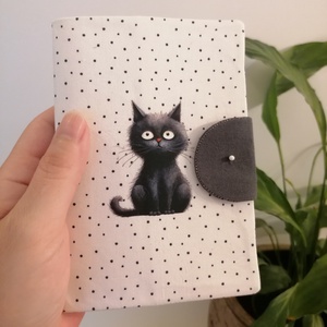 Cica oltási könyv borító - 11x16cm - otthon & életmód - kisállatoknak - cicáknak & macskáknak - Meska.hu