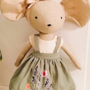 Egérke virágmintás szoknyában  - kézműves , textil játékfigura  - játék & sport - plüssállat & játékfigura - más figura - Meska.hu Egérke virágmintás szoknyában  - kézműves , textil játékfigura  - játék & sport - plüssállat & játékfigura - más figura - Meska.hu