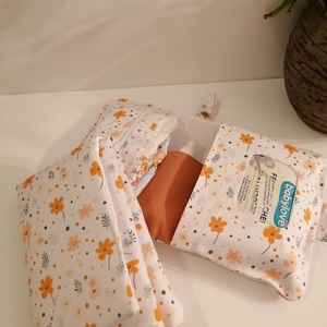 Happy flowers- Pelenkázó neszesszer, vízhatlan pelenkázó alátéttel, Táska & Tok, Pelenkatáska, Pelenkázó neszeszer, pelenkatartó, Varrás, MESKA