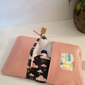 Clouds and stras - pelenkázó neszesszer - baba - mama - pelenkázó, babafürdető kellékek - pelenkázó neszeszer, pelenkatartó - Meska.hu