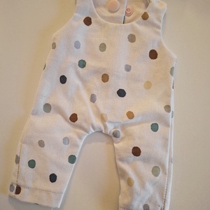 Kertésznadrág, overáll - ruházat, babaruha  textiljáték figurákra (Maci, Őzi, Nyuszi, Kutyus, Egérke, Panda) - játék & sport - baba & babaház - játékbaba, babakellék - Meska.hu