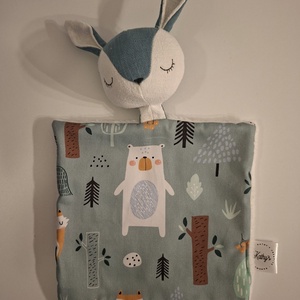 Őzi rongyi-szundi kendő , Baba - mama, Baba játékok, Szundikendő, alvóka, , MESKA