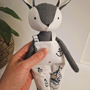 Matróz őzike� a legcukibb kis kalandor - kézműves, öltöztethető gyerekjáték figura - Meska.hu