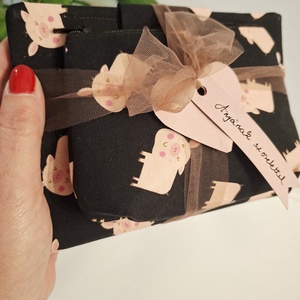 Anyáknapi meglepetés szett - kiskönyv borító és apró neszesszer - táska & tok - neszesszer - Meska.hu