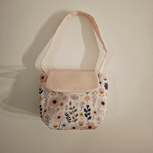 Mini válltáska, kézműves textilfigurához - játék & sport - baba & babaház - baba - Meska.hu