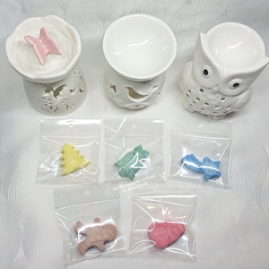 Pillangó, madár, bagoly kerámia aromalámpa 5 darab illatviasszal és mécsessel  - karácsony - karácsonyi lakásdekoráció - karácsonyi illatgyertya, mécses - Meska.hu